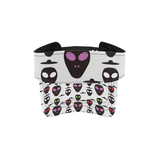 Alien Pattern Print Design 06 Unisex Sun Visor