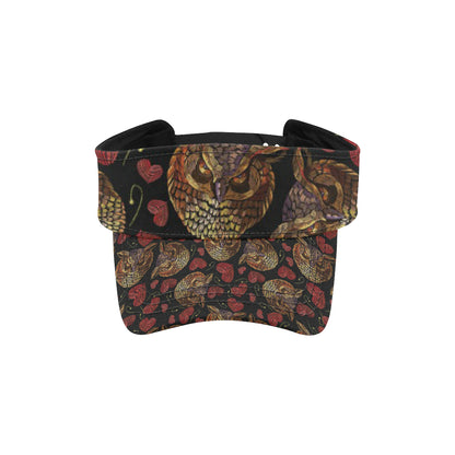 Owl Pattern Print Design A08 Unisex Sun Visor