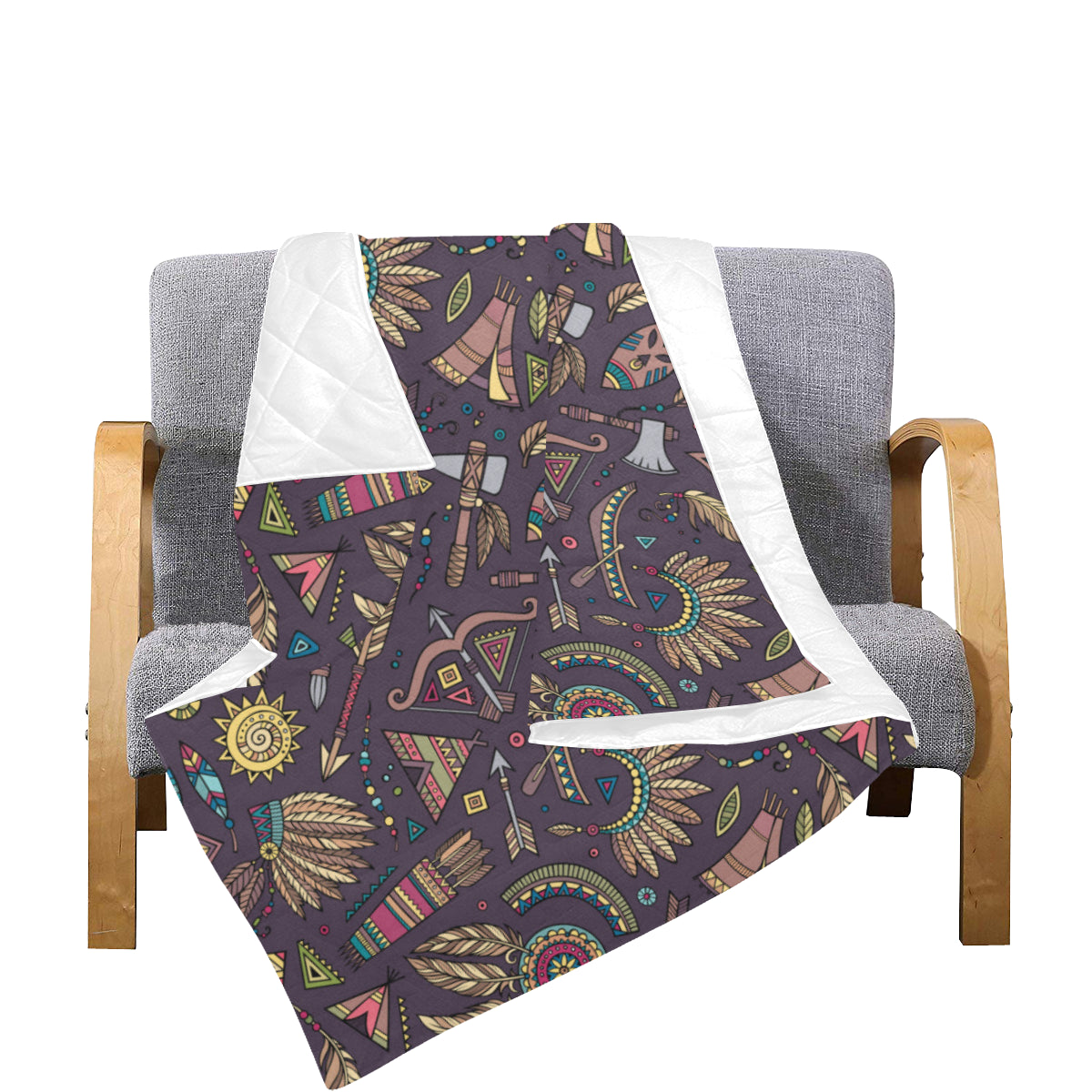 Tribal native american Aztec Premium Quilt
