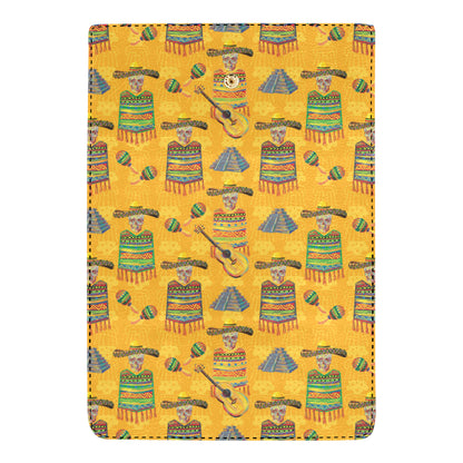 Maracas Mexican Style Pattern Print Design 02 Women's Trifold Wallet