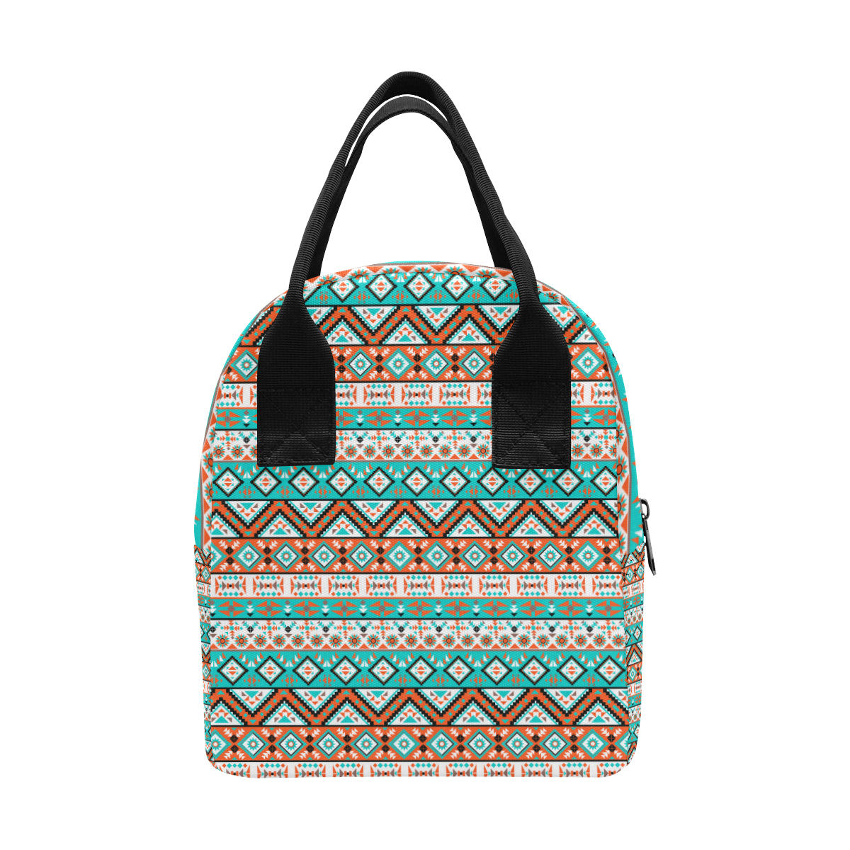 Navajo Style Print Pattern Insulated Lunch Bag
