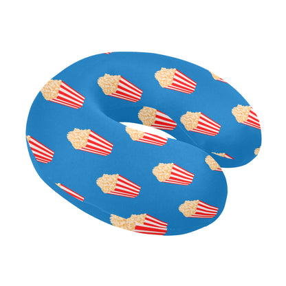 Popcorn Pattern Print Design A04 U-Shaped Travel Neck Pillow