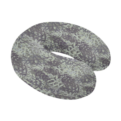 Camouflage Fern Pattern Print Design 05 U-Shaped Travel Neck Pillow