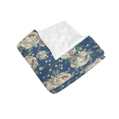 Peony Pattern Print Design A03 Premium Quilt