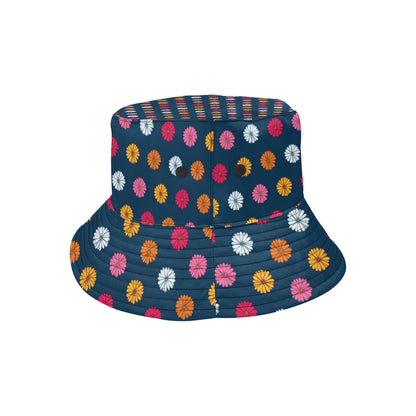 Gerberas Pattern Print Design GB06 Unisex Bucket Hat