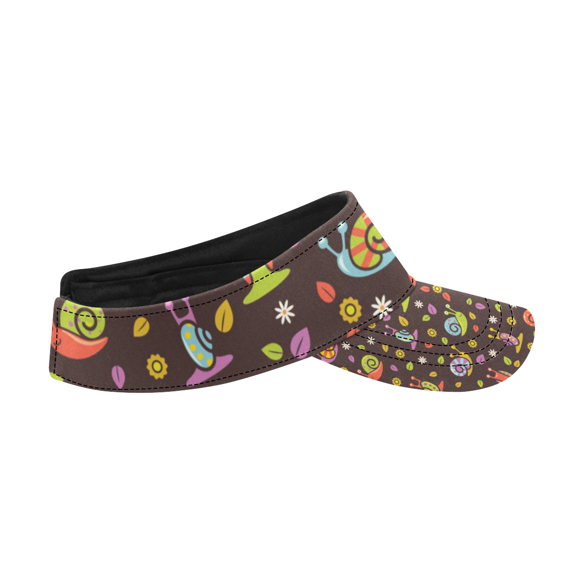 Snail Pattern Print Design 01 Unisex Sun Visor