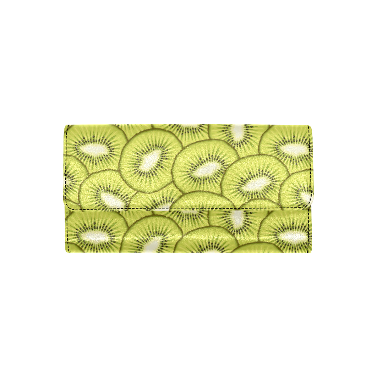 Kiwi Pattern Print Design KW07 Women's Trifold Wallet