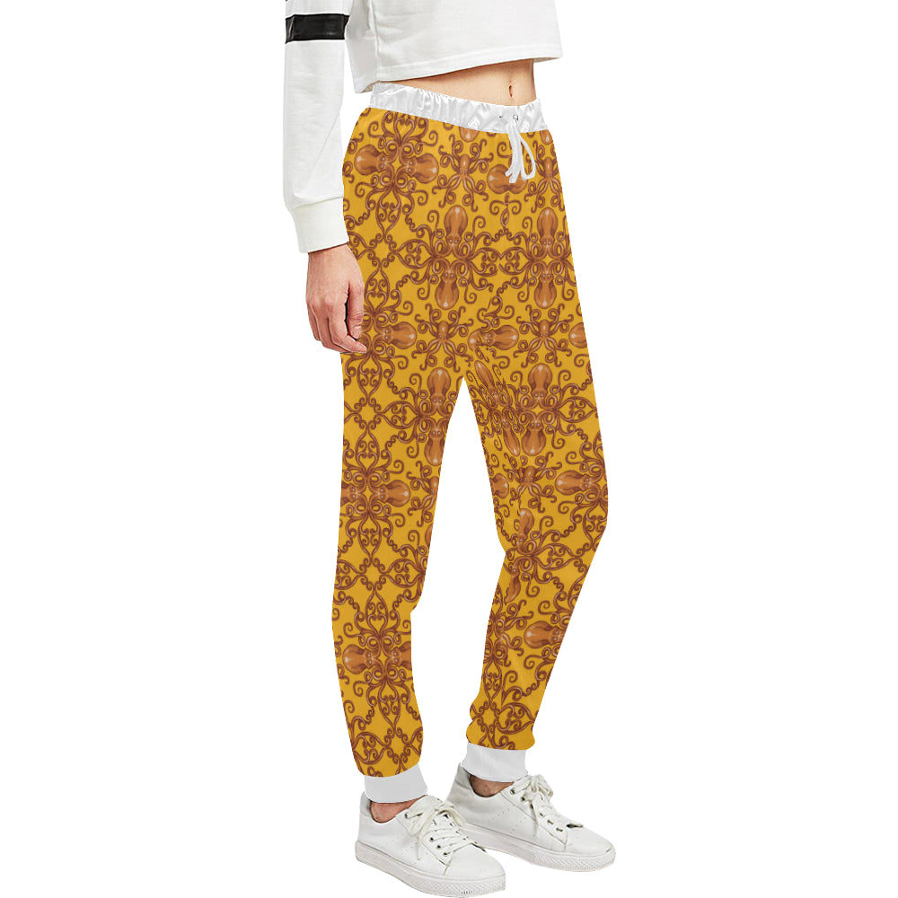 Octopus Background Design Print Unisex Sweatpants