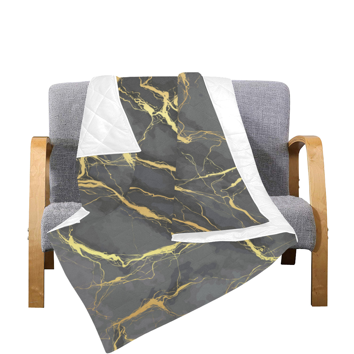Marble Pattern Print Design 02 Premium Quilt