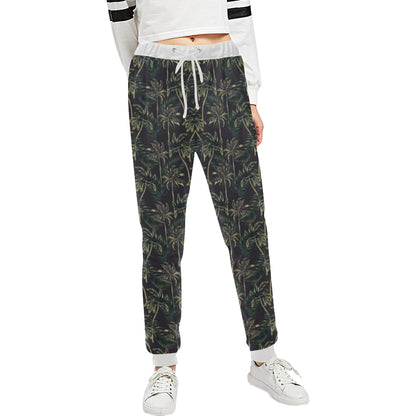 Palm Tree Background Design Print Unisex Sweatpants