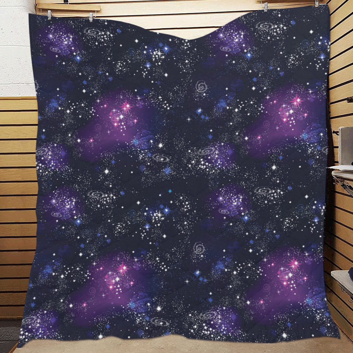Cosmic Pattern Print Design 03 Premium Quilt