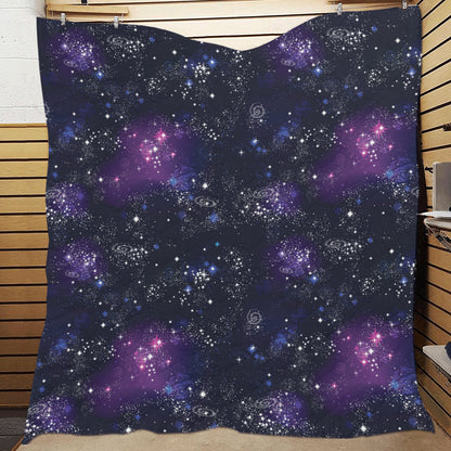 Cosmic Pattern Print Design 03 Premium Quilt
