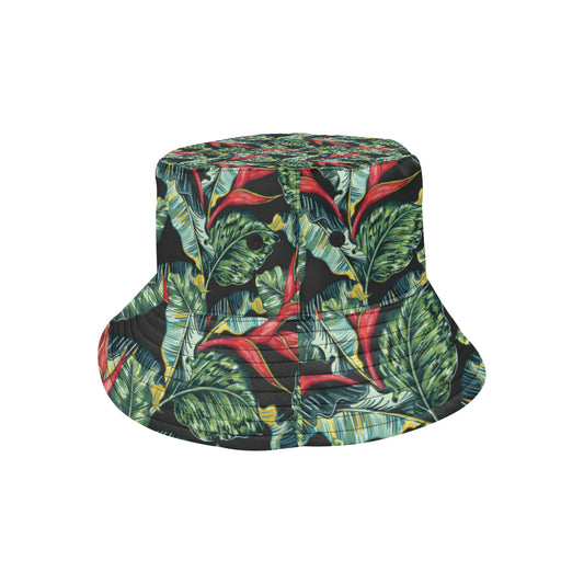 Bird Of Paradise Pattern Print Design BOP06 Unisex Bucket Hat