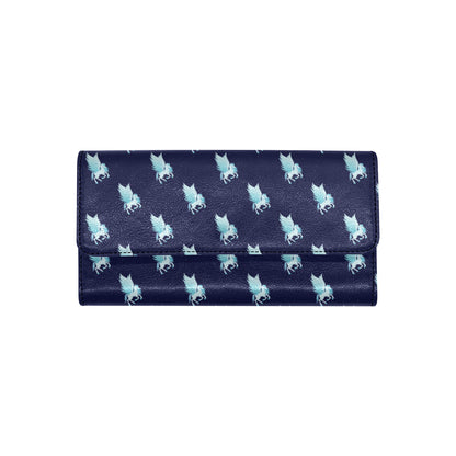 Pegasus Pattern Print Design 03 Women's Trifold Wallet