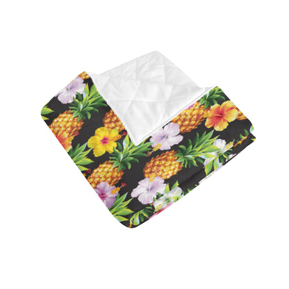 Pineapple Hibiscus Premium Quilt