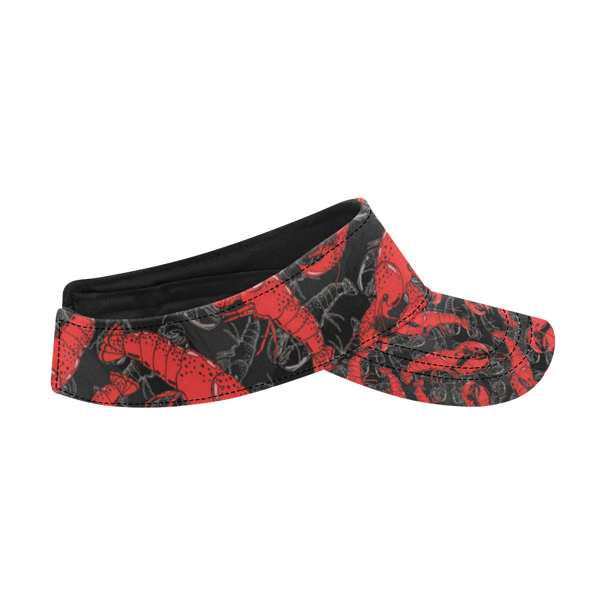 Lobster Pattern Print Design 04 Unisex Sun Visor