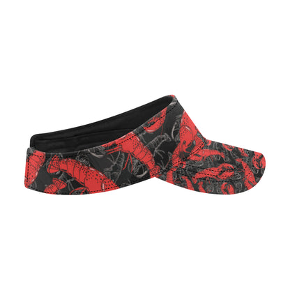 Lobster Pattern Print Design 04 Unisex Sun Visor