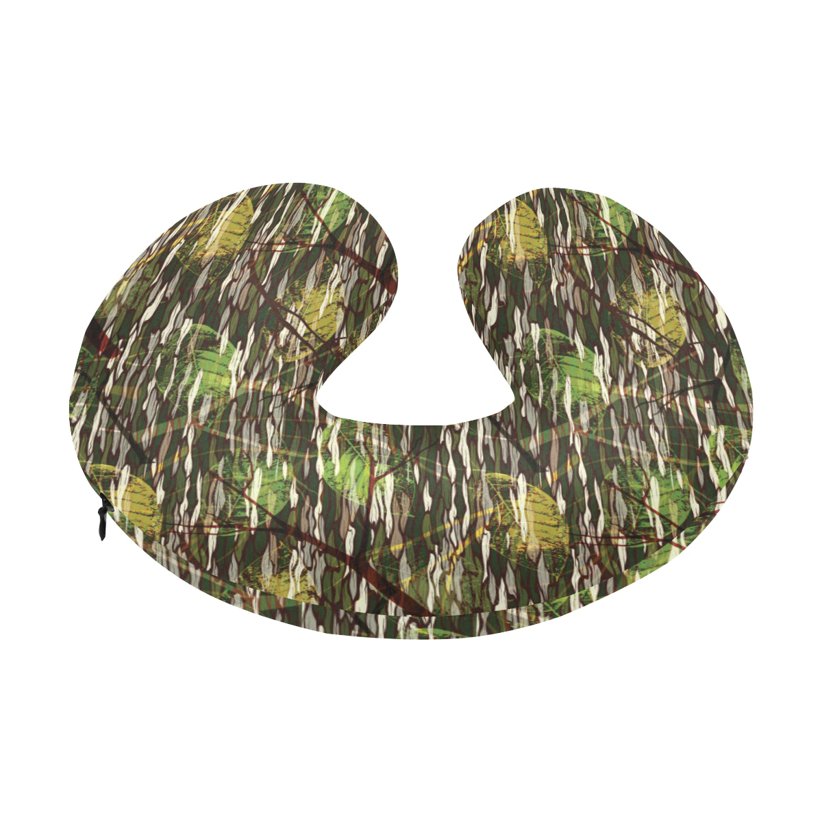 Camouflage Realtree Pattern Print Design 02 U-Shaped Travel Neck Pillow