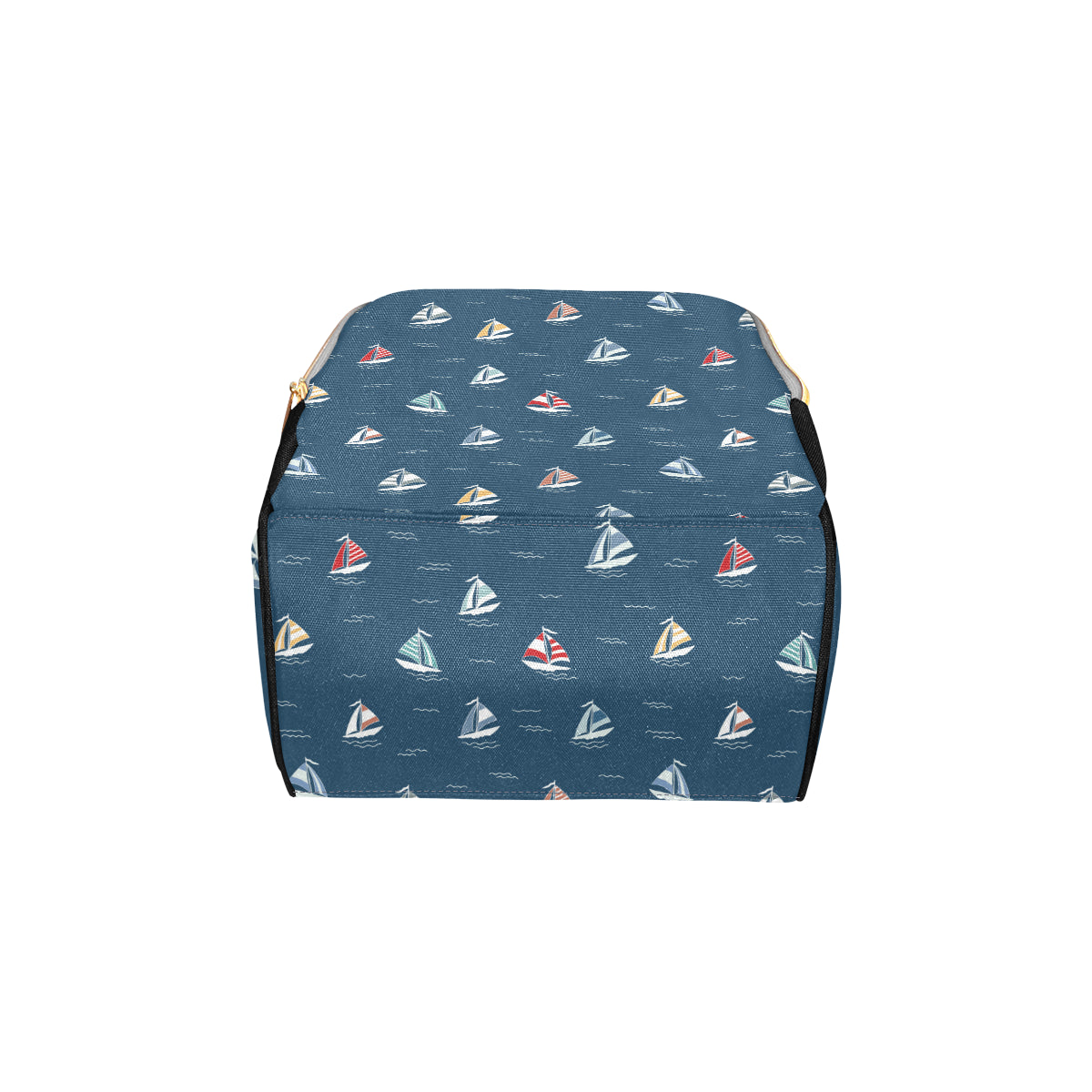 Sailing Ships Pattern Print Design A02 Diaper Bag Backpack