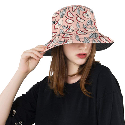 Apple Pattern Print Design AP04 Unisex Bucket Hat