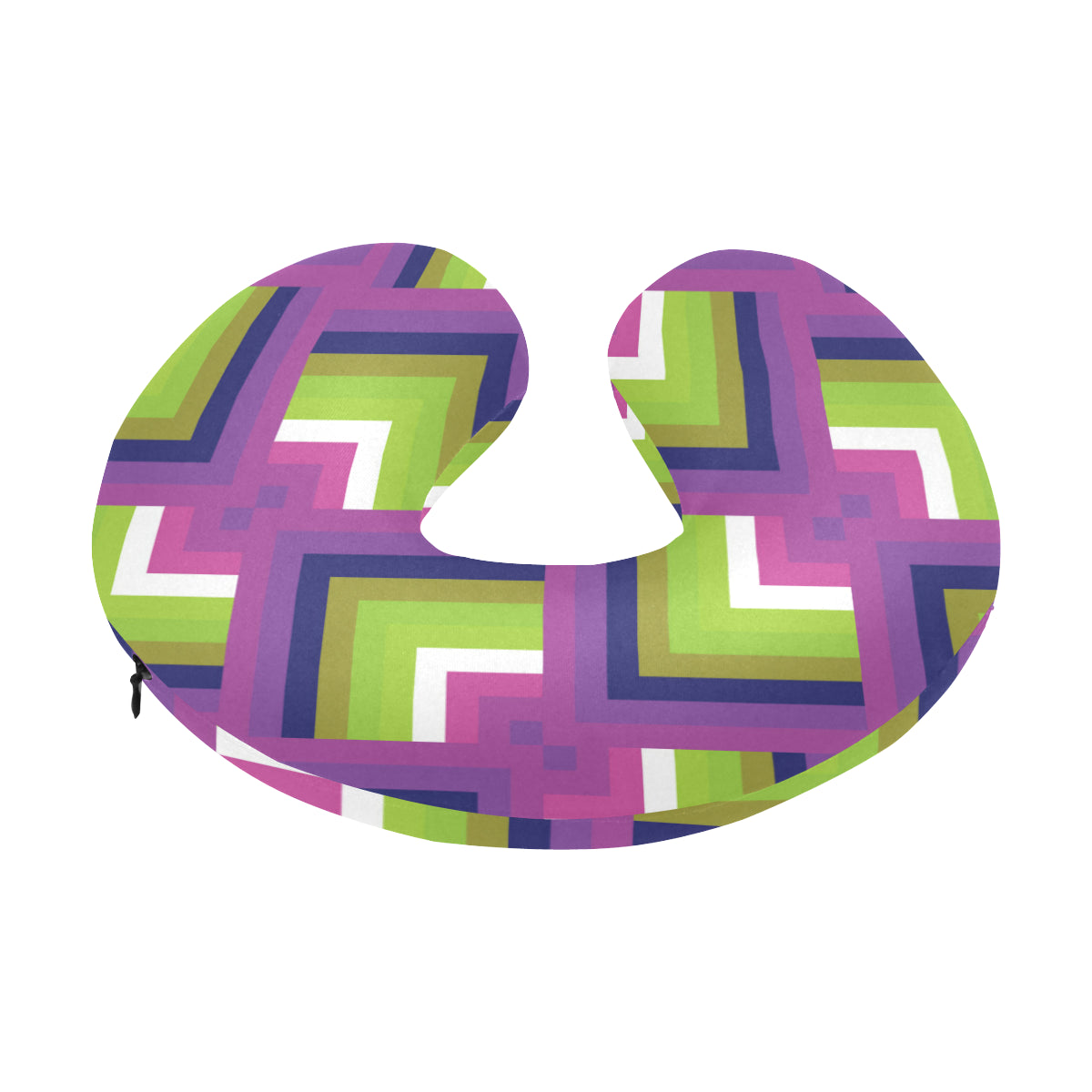 Optical illusion Pattern Print Design A05 U-Shaped Travel Neck Pillow
