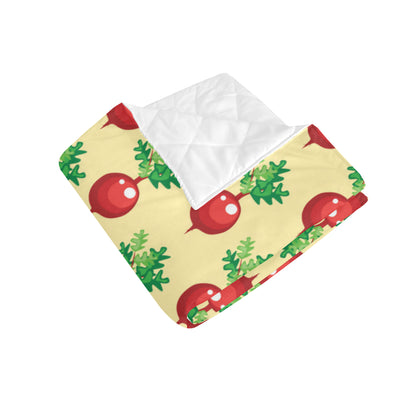 Radish Pattern Print Design A02 Premium Quilt