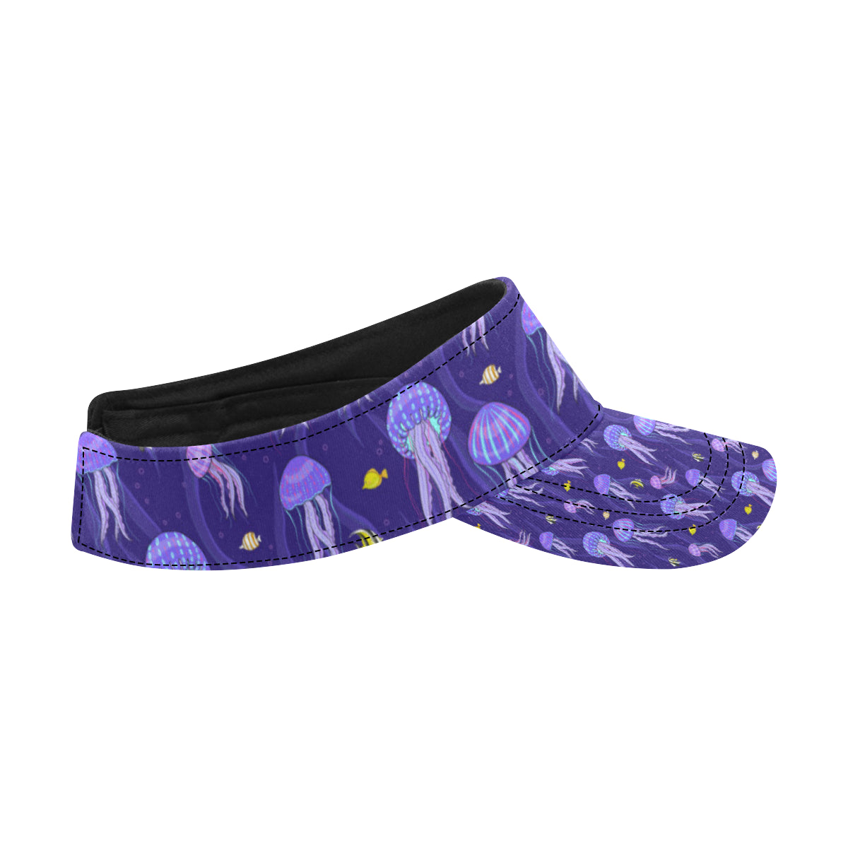 Jellyfish Style Print Unisex Sun Visor