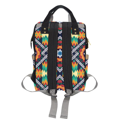 African Kente Diaper Bag Backpack