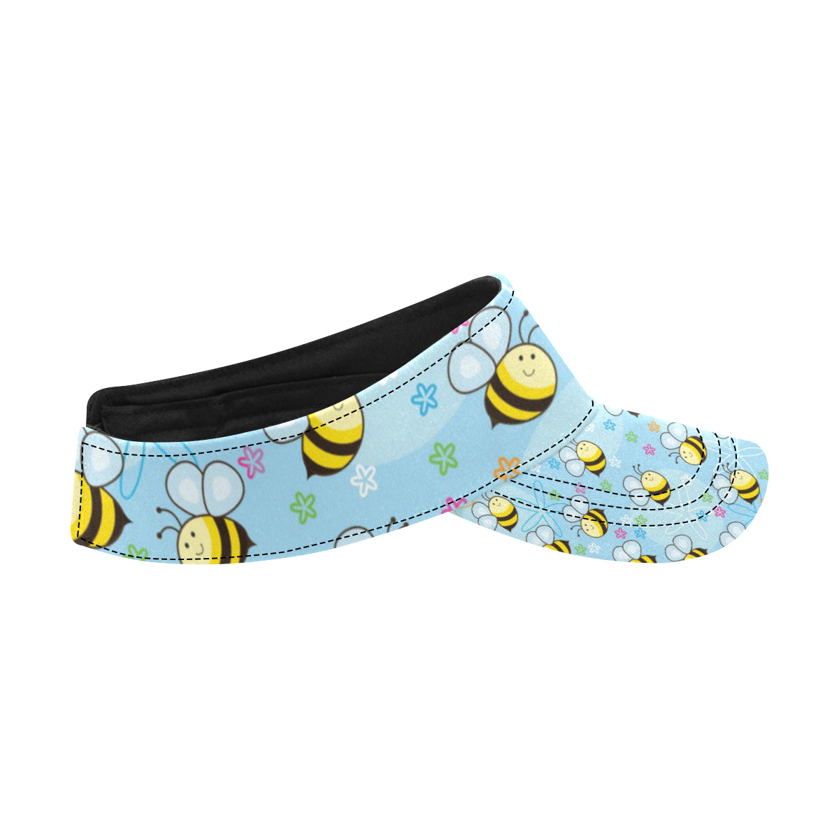 Bee Pattern Print Design BEE03 Unisex Sun Visor