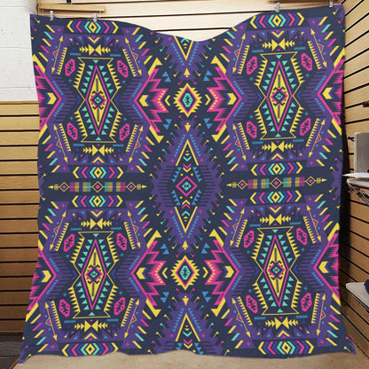 Aztec Pattern Print Design 07 Premium Quilt