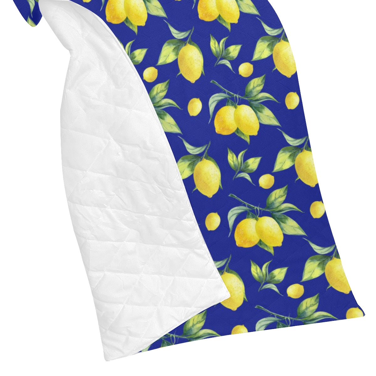 Lemon Pattern Print Design LM06 Premium Quilt