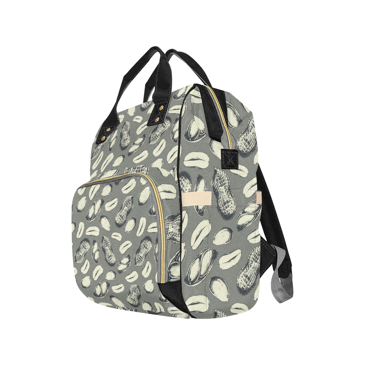Peanut Pattern Print Design A01 Diaper Bag Backpack