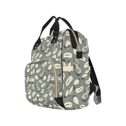 Peanut Pattern Print Design A01 Diaper Bag Backpack