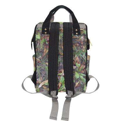 Camouflage Realistic Tree Print Diaper Bag Backpack