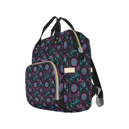 Dream catcher boho mandala Diaper Bag Backpack