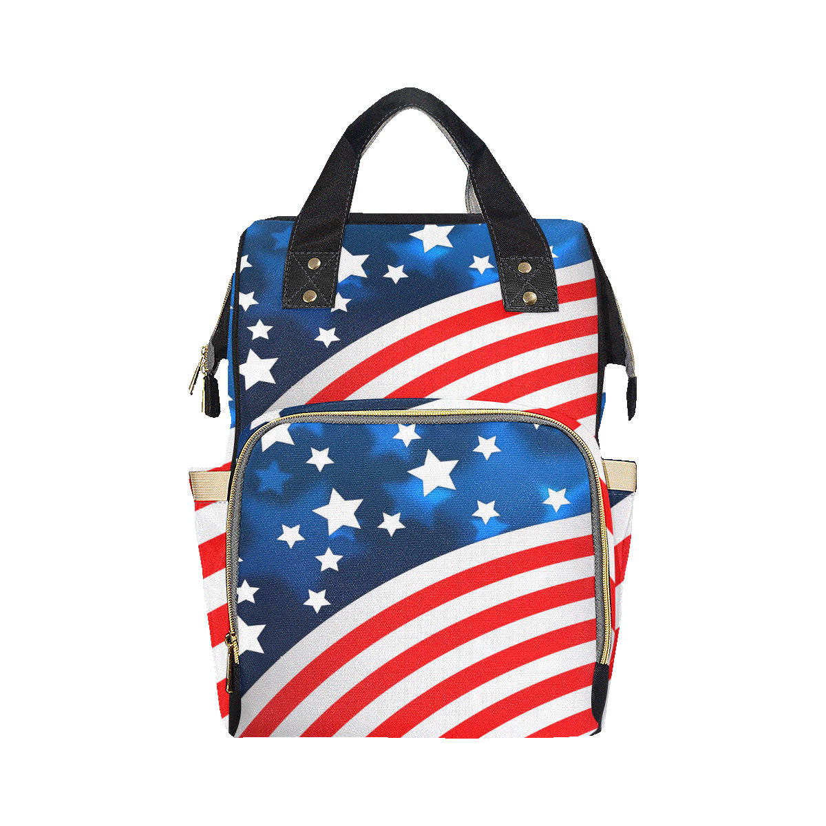 American flag Style Diaper Bag Backpack
