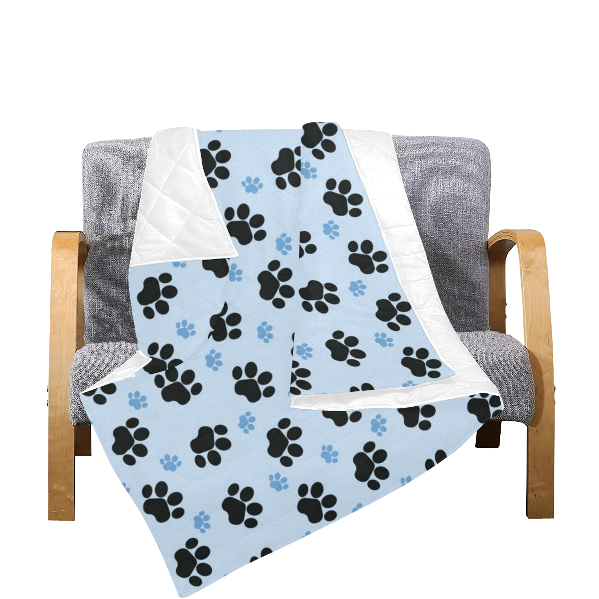 Paw Pattern Print Design A04 Premium Quilt