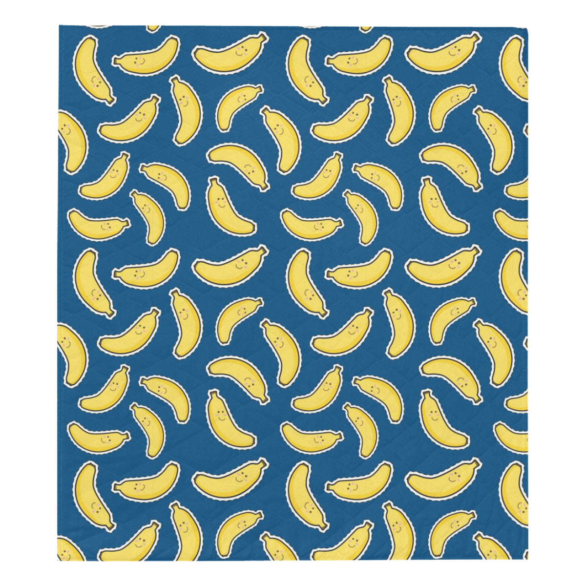 Banana Pattern Print Design BA03 Premium Quilt