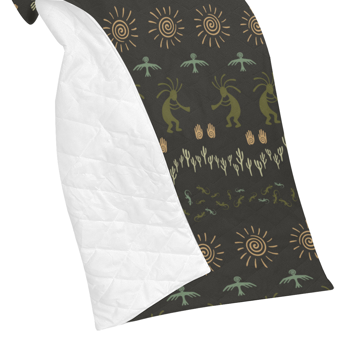 Mayan Pattern Print Design 04 Premium Quilt
