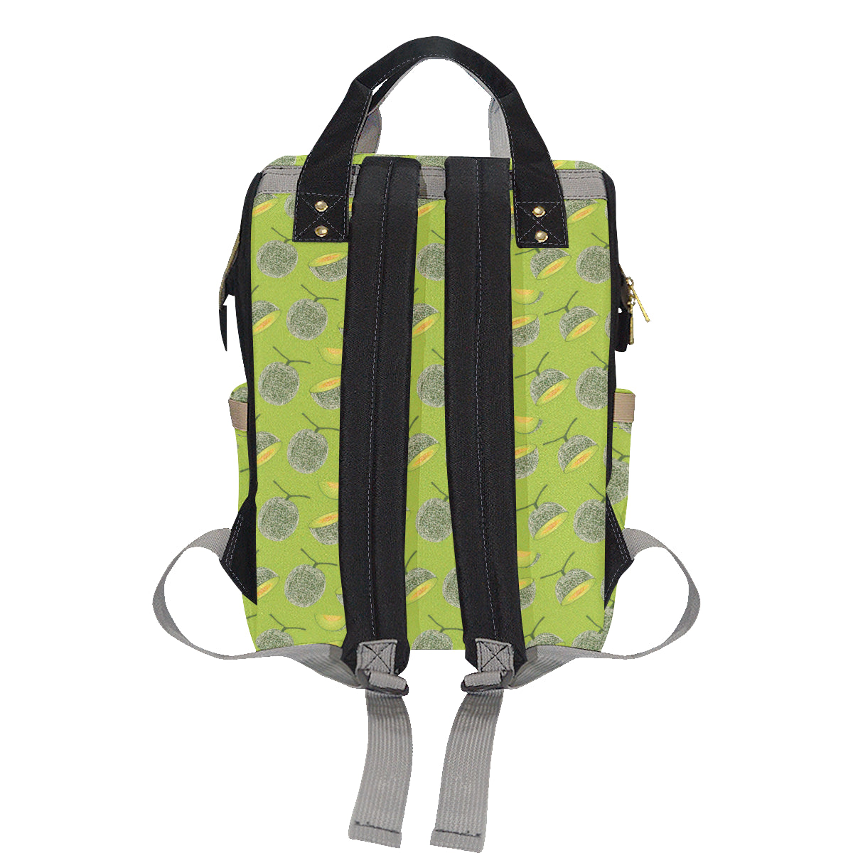 Cantaloupe Pattern Print Design 03 Diaper Bag Backpack