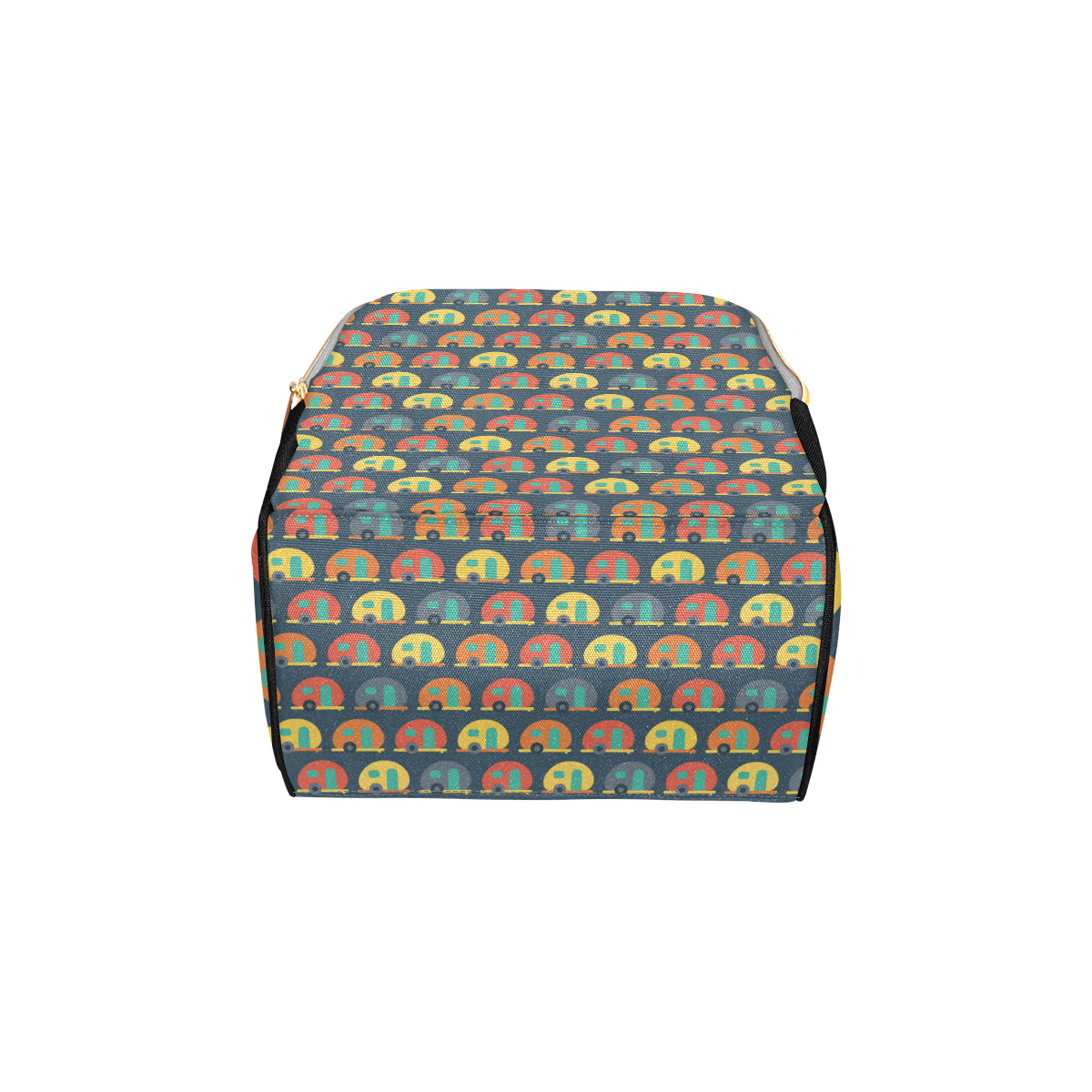 Camper Pattern Print Design 02 Diaper Bag Backpack