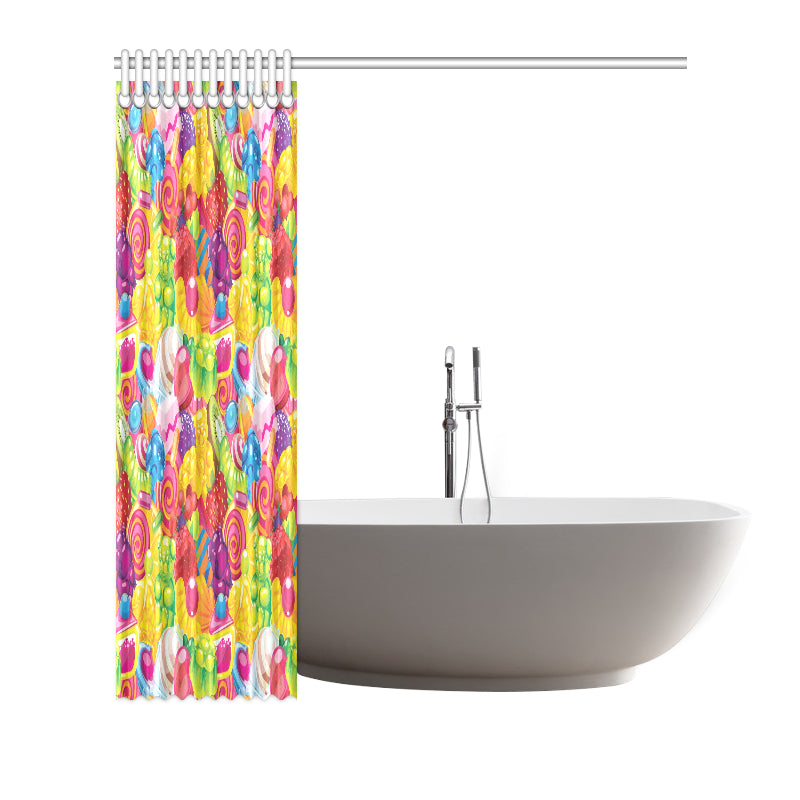 Candy Pattern Print Design CA01 Shower Curtain