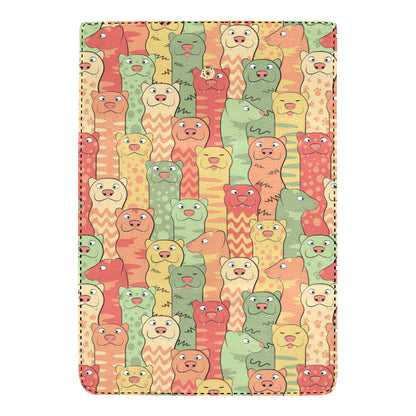 Ferret Pattern Print Design 01 Women's Trifold Wallet