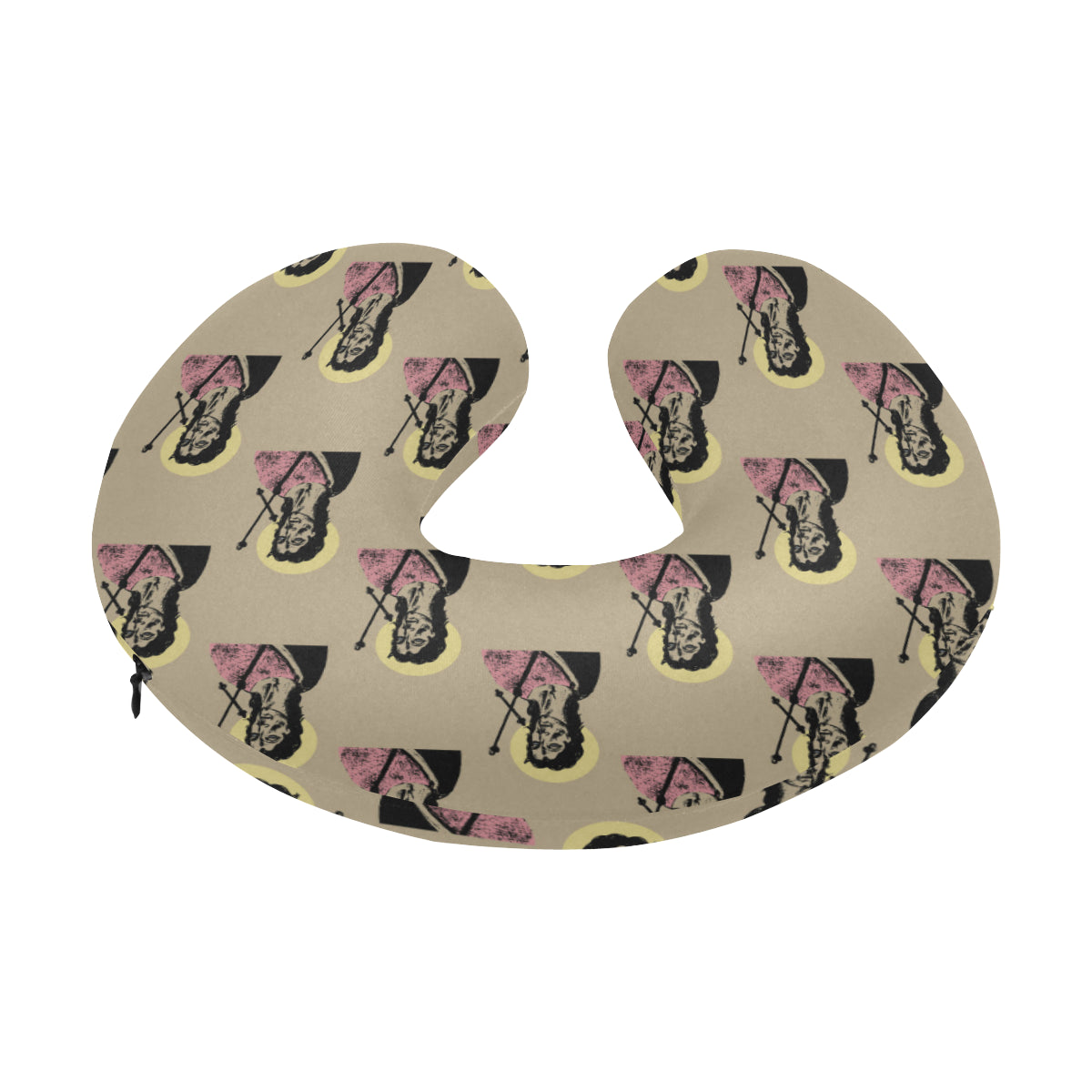 Christian Pattern Print Design 04 U-Shaped Travel Neck Pillow