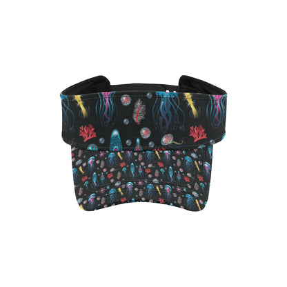 Jellyfish Underwater Print Unisex Sun Visor