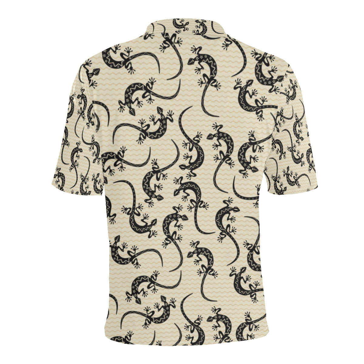 lizard Pattern Print Design 02 Men Polo Shirt
