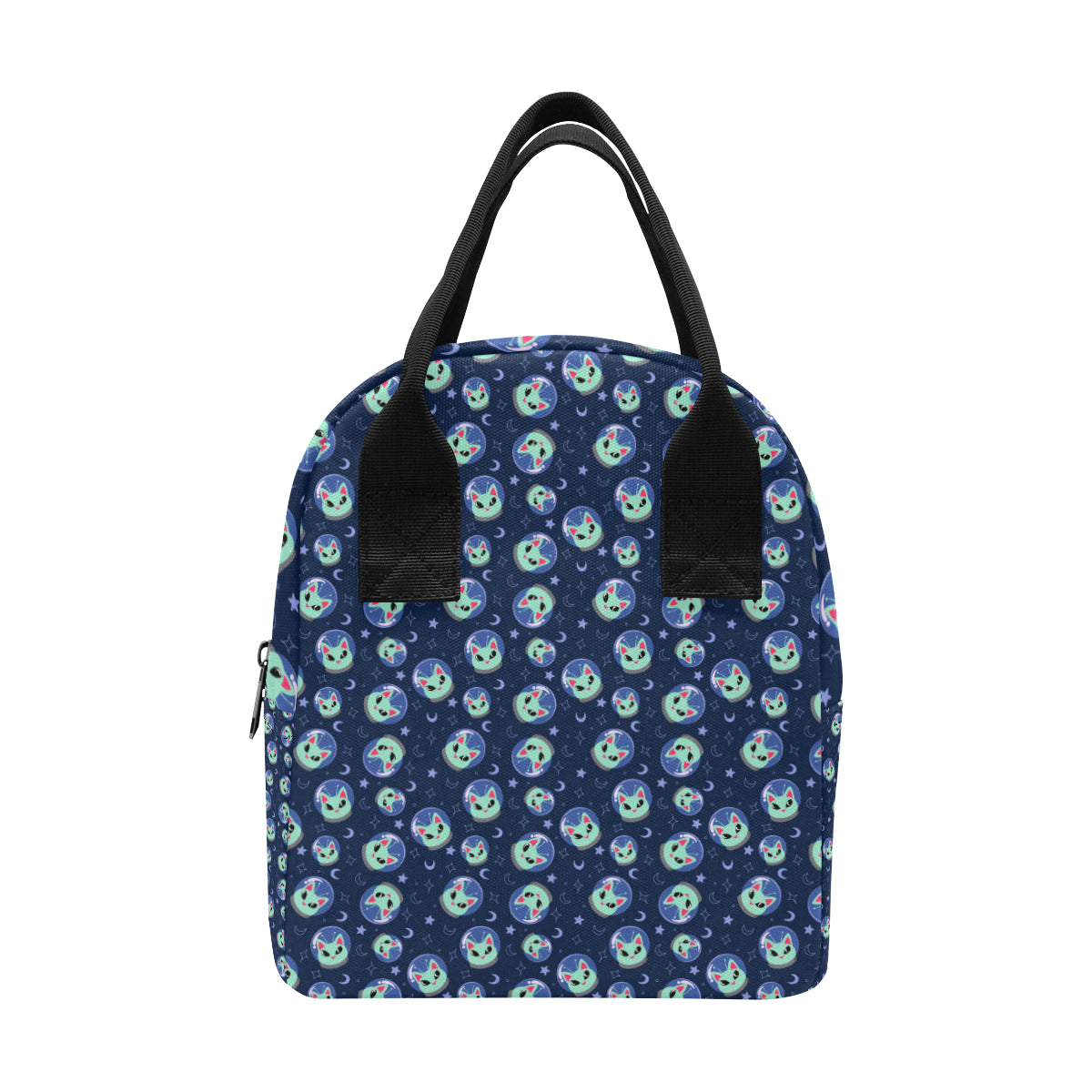 Alien Cat Insulated Lunch Bag
