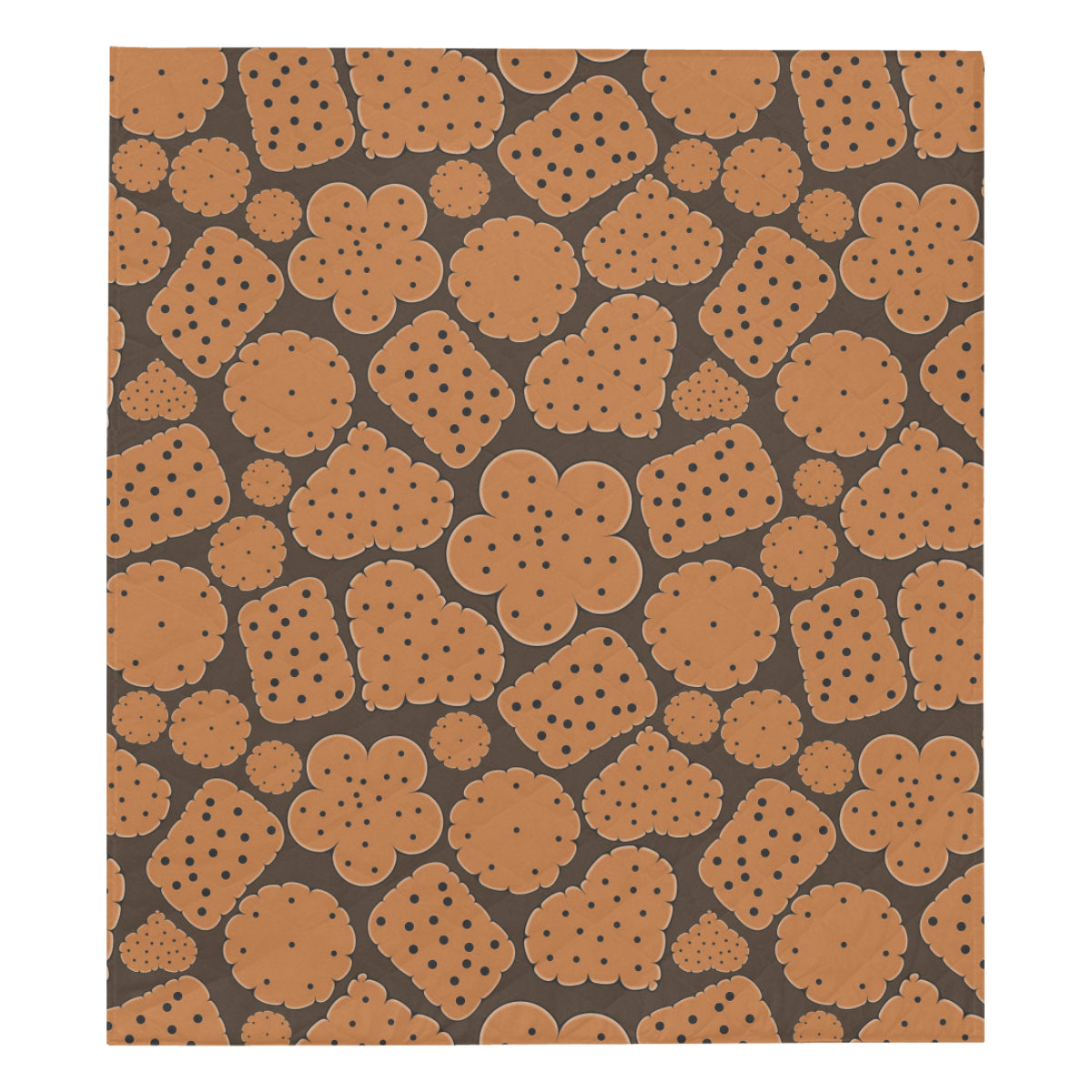 Cracker Pattern Print Design 01 Premium Quilt