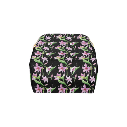 Amaryllis Pattern Print Design AL08 Diaper Bag Backpack