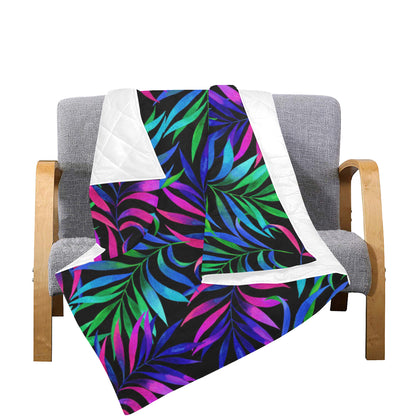 Tropical Flower Pattern Print Design TF010 Premium Quilt